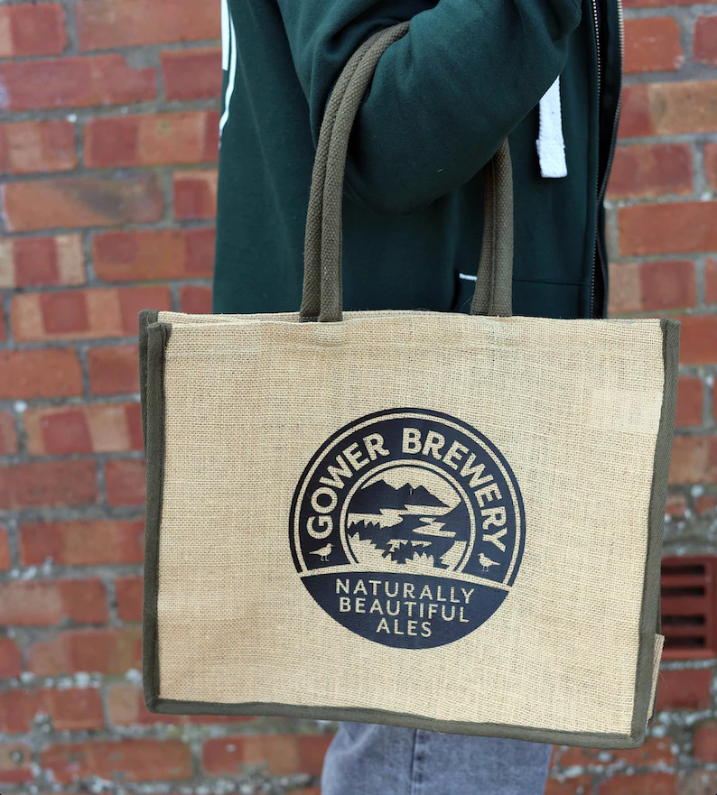 Gower Brewery Jute Bag