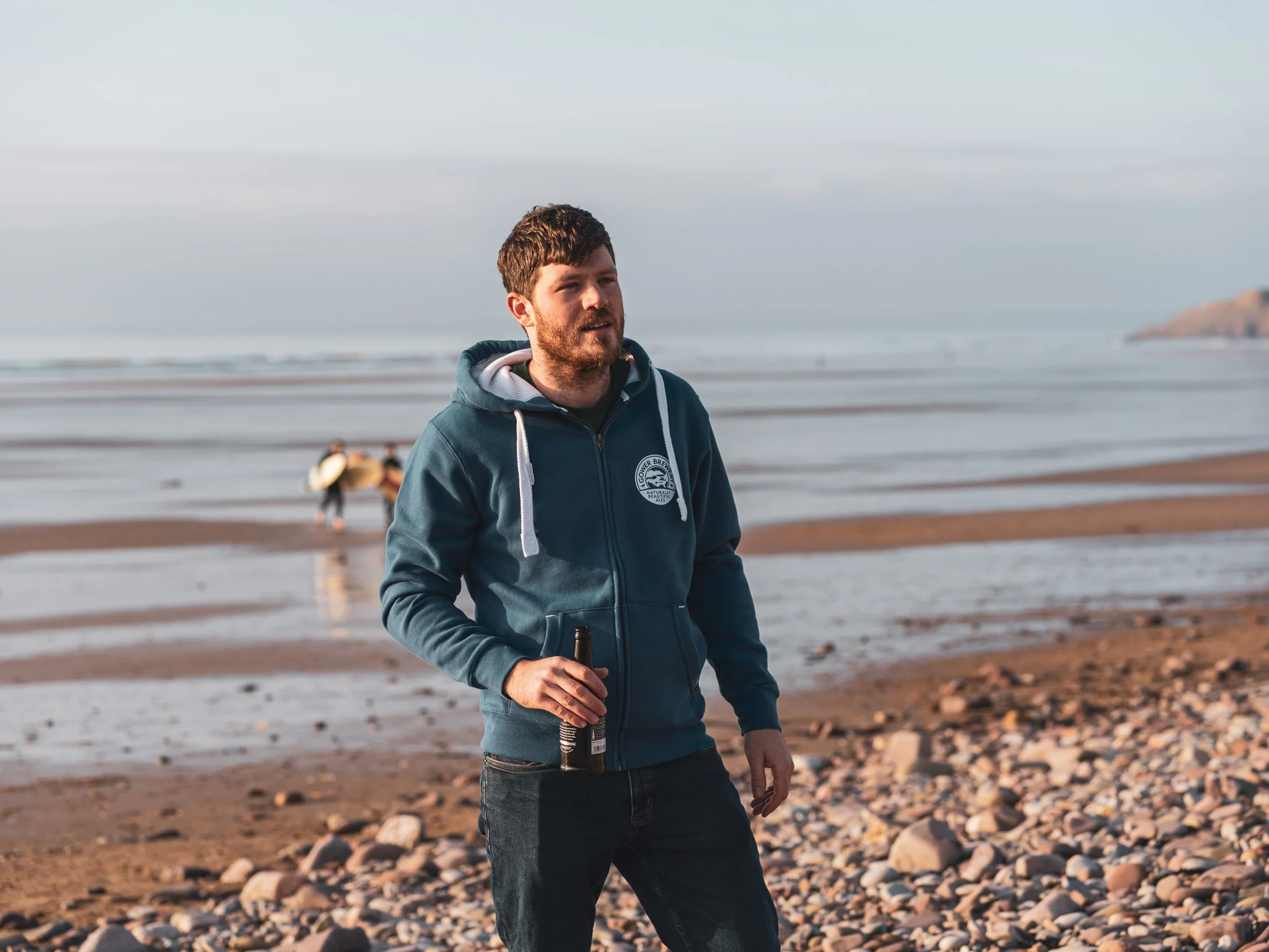Gower Brewery Zip-Up Hoodie - Image 6