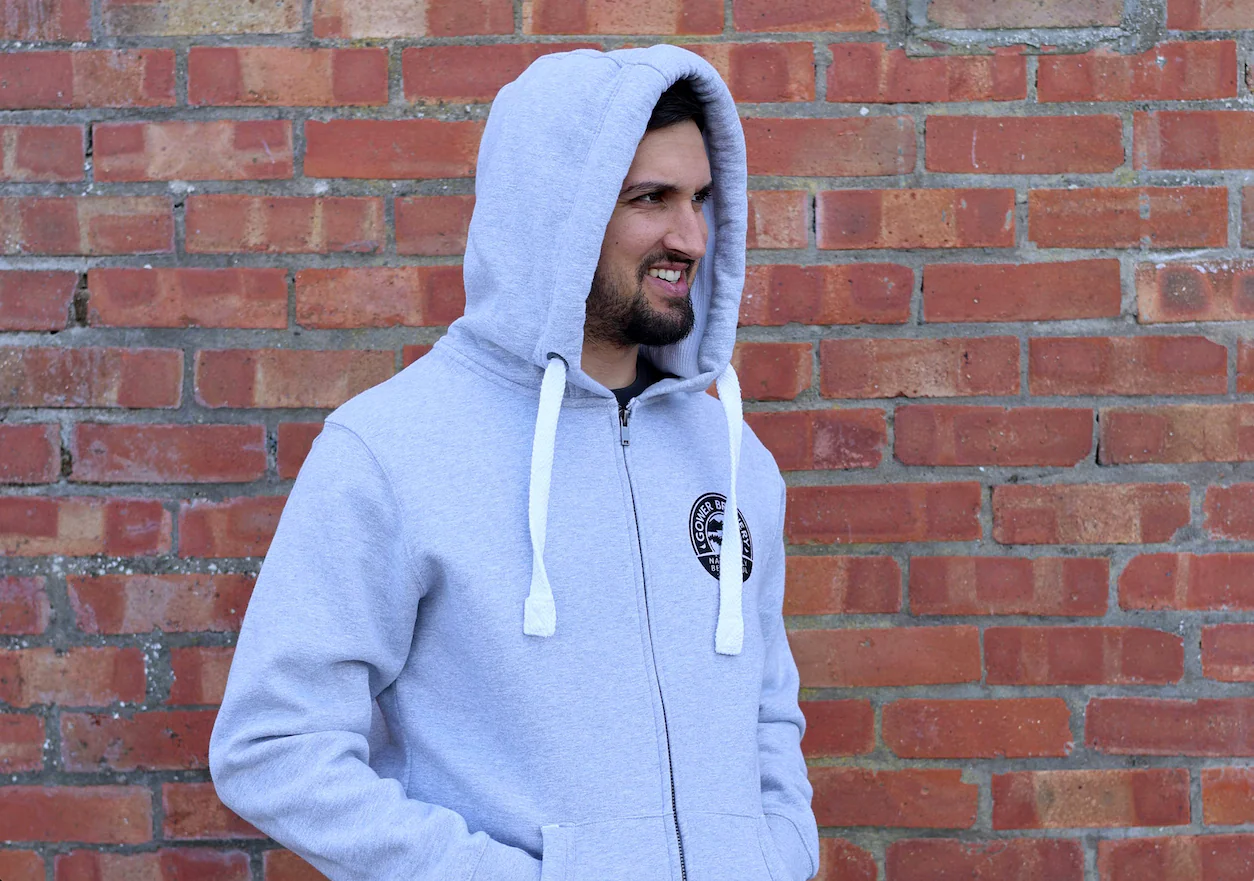 Gower Brewery Zip-Up Hoodie - Image 7