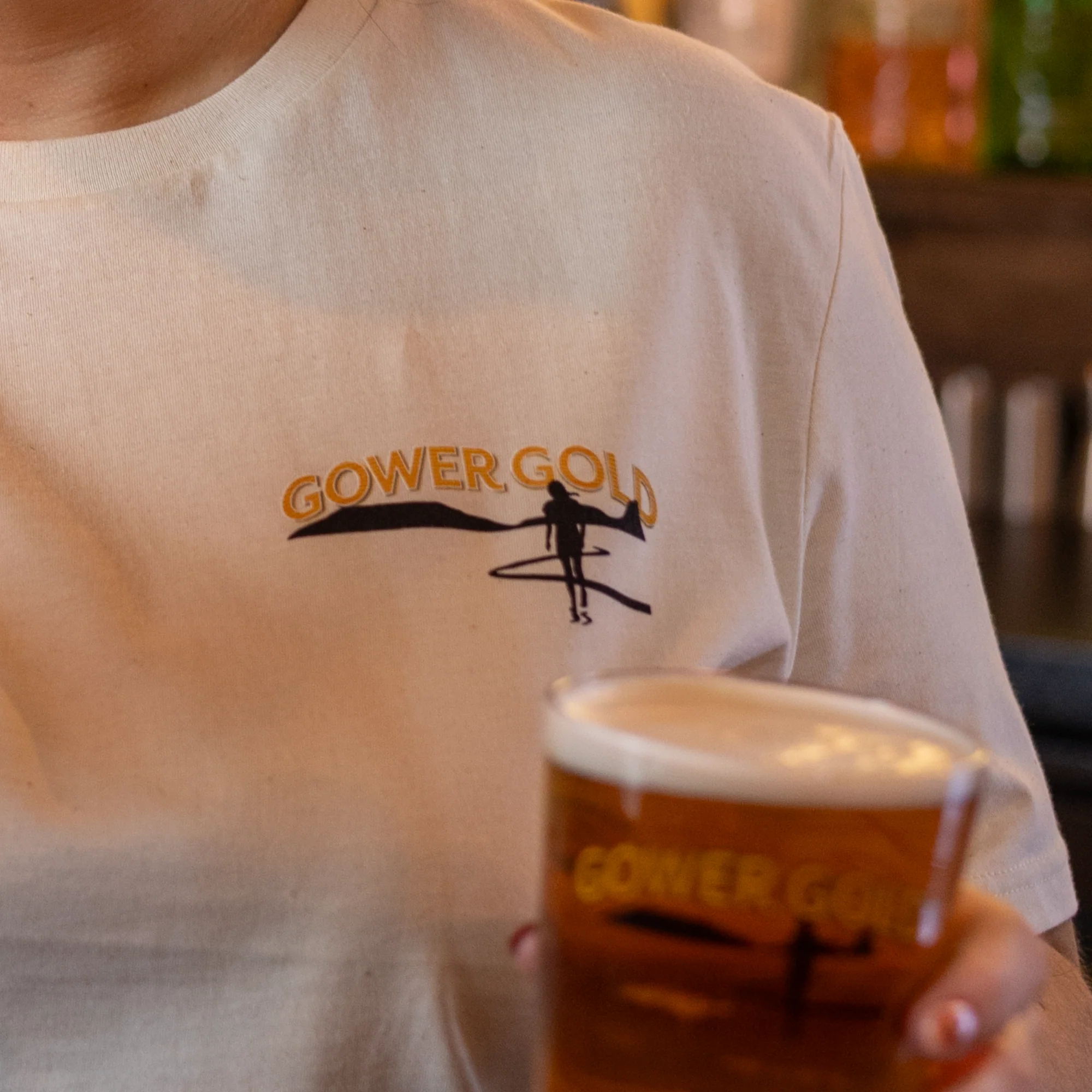 Gower Gold Vintage Tee - Image 2