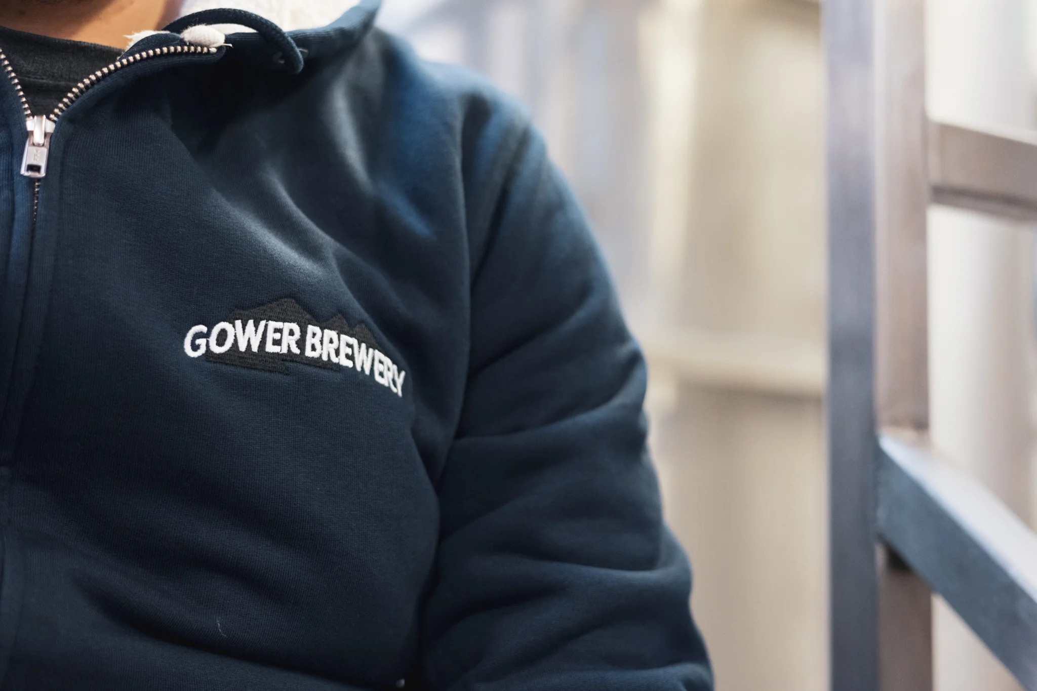 Sherpa-Lined Zip Up Hoodie - Image 2